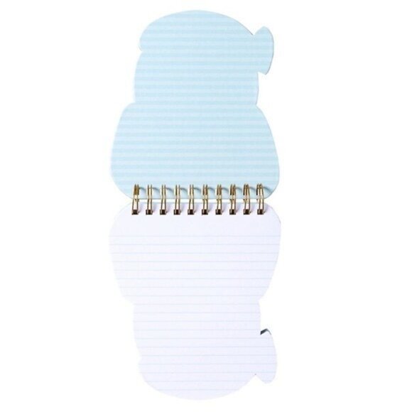 Punch Studio Gingerbread Cat Spiral Notebook Stationary Gift Christmas Holiday - Picture 2 of 4